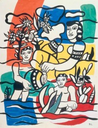Happiness, 1950 by Fernand Leger | Painting Reproduction