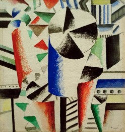 Colored Cylinders, 1918 by Fernand Leger | Painting Reproduction