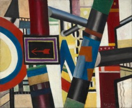 The Railway Crossing (Sketch), 1919 by Fernand Leger | Painting Reproduction