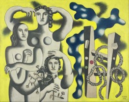 Composition with Three Figures, 1932 by Fernand Leger | Painting Reproduction