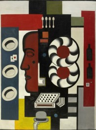 Composition With Hand and Hats, 1927 by Fernand Leger | Painting Reproduction