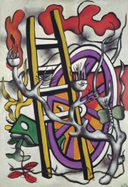 Papillon, 1948 by Fernand Leger | Painting Reproduction