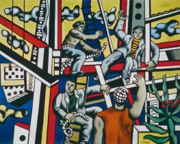 Bauarbeiter, 1951 von Fernand Leger | Gemälde-Reproduktion
