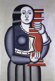 Woman with Vase | Fernand Leger | Painting Reproduction