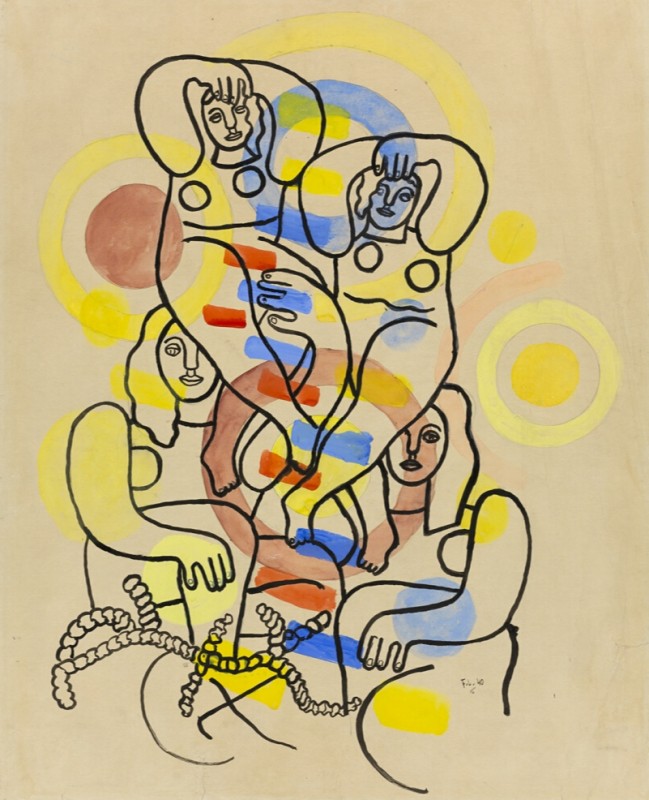 Acrobats, 1940 | Fernand Leger