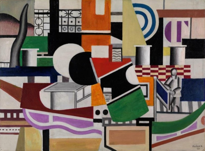 The Tugboat Bridge, 1920 | Fernand Leger