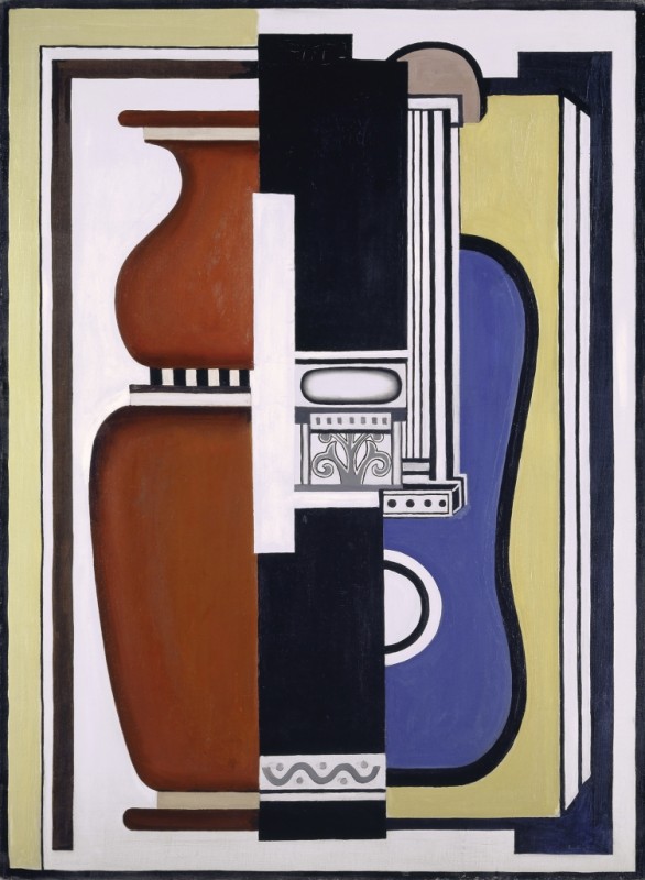 Fernand Léger | Still Life (Blue Guitar and Vase), 1926 Still Life (Blue Guitar and Vase), 1926 | Fernand Léger