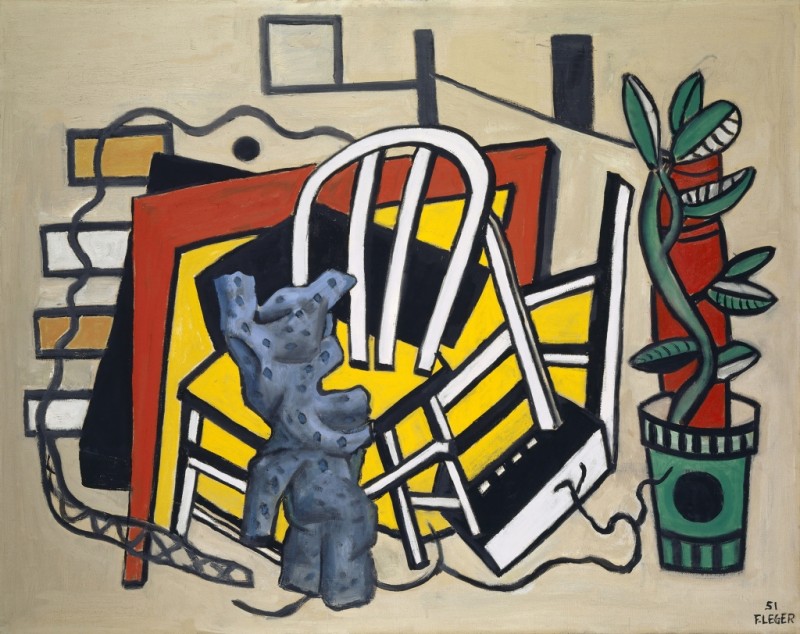 Fernand Léger | Broken Chairs and Flower Pot, 1951 Broken Chairs and Flower Pot, 1951 | Fernand Léger
