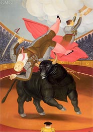 The Death of Luis Chaleta, 1984 von Fernando Botero | Gemälde-Reproduktion