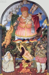 Gate of Heaven | Fernando Botero | Gemälde Reproduktion