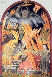 Gate of Hell, 1993 von Fernando Botero | Gemälde-Reproduktion