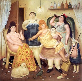 The House of Mariduque | Fernando Botero | Gemälde Reproduktion