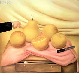 Still Life with Fruits, 1978 von Fernando Botero | Gemälde-Reproduktion