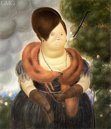 The First Lady | Fernando Botero | Gemälde Reproduktion