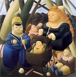 The Rich Children | Fernando Botero | Gemälde Reproduktion