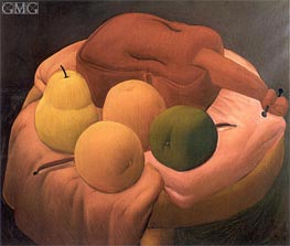 Still Life with Violin | Fernando Botero | Gemälde Reproduktion