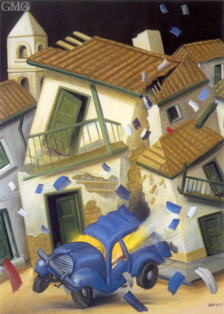 Carbomb, 1999 | Fernando Botero | Gemälde Reproduktion