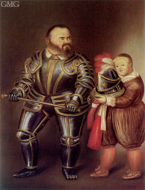Alof de Vignancourt (after Caravaggio), 1974 | Fernando Botero | Gemälde Reproduktion