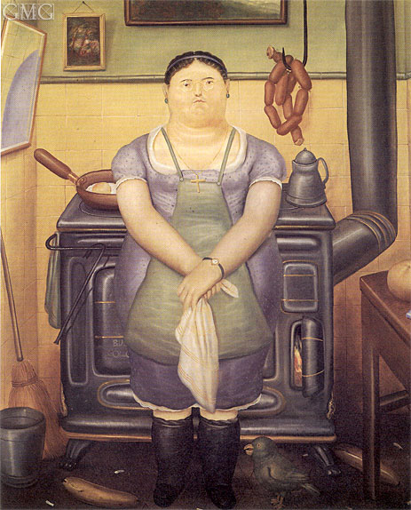 The Maid, 1974 | Fernando Botero | Gemälde Reproduktion