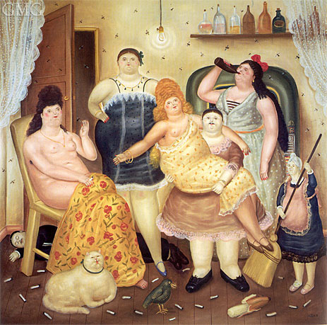 The House of Mariduque, 1970 | Fernando Botero | Gemälde Reproduktion
