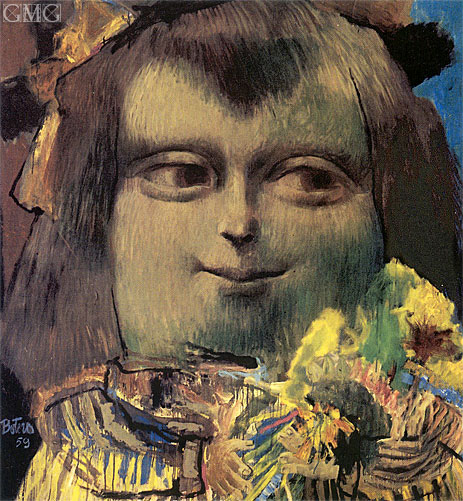 Mona Lisa at the Age of 12, 1959 | Fernando Botero | Gemälde Reproduktion