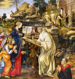 Apparition of the Virgin to Saint Bernard | Filippino Lippi | Painting Reproduction