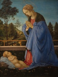 Adoration of the Child | Filippino Lippi | Painting Reproduction
