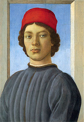 Portrait of a Youth, c.1480 | Filippino Lippi | Painting Reproduction