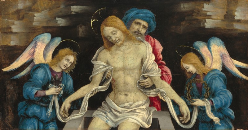 Filippino Lippi | Pietà (The Dead Christ Mourned by Nicodemus and Two Angels), 1500 Pietà (The Dead Christ Mourned by Nicodemus and Two Angels), 1500 | Filippino Lippi