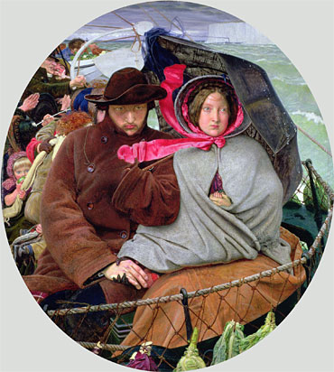 The Last of England, c.1852/55 | Ford Madox Brown | Painting Reproduction