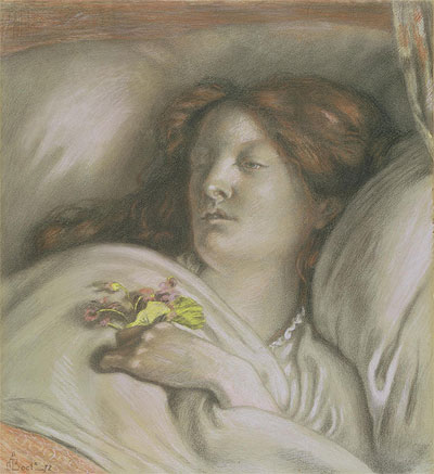 Convalescent (Emma), 1872 | Ford Madox Brown | Gemälde Reproduktion