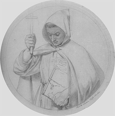 Study of a Monk | Ford Madox Brown | Painting Reproduction