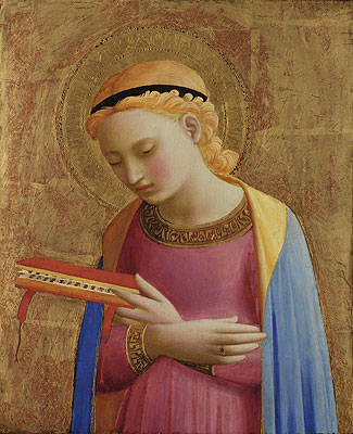 Virgin Annunciate, c.1450/55  | Fra Angelico | Painting Reproduction