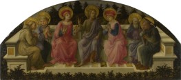 Seven Saints, c.1450/53 by Fra Filippo Lippi | Painting Reproduction