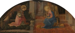 The Annunciation, c.1450/53 by Fra Filippo Lippi | Painting Reproduction