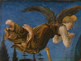 Angel (Left Hand), c.1455/60 by Fra Filippo Lippi | Painting Reproduction