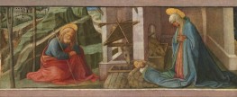The Nativity, 1445 by Fra Filippo Lippi | Painting Reproduction