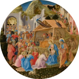 The Adoration of the Magi, c.1440/60 by Fra Filippo Lippi | Painting Reproduction