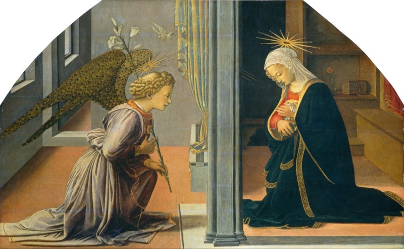 Fra Filippo Lippi | The Annunciation, c.1435/40 The Annunciation, c.1435/40 | Fra Filippo Lippi