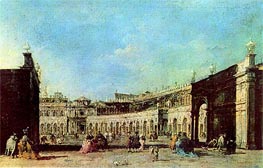 Piazza San Marco, c.1776/77 von Francesco Guardi | Gemälde-Reproduktion
