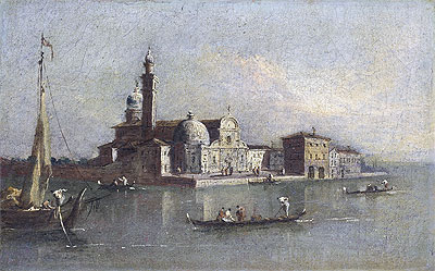 View of San Michele in Venice | Francesco Guardi | Painting Reproduction