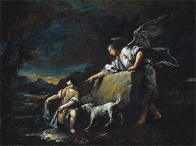 Tobias and the Angel | Francesco Guardi | Painting Reproduction