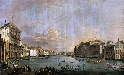 Regatta in Venice | Francesco Guardi | Painting Reproduction