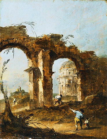 Capriccio, c.1775/80 | Francesco Guardi | Painting Reproduction