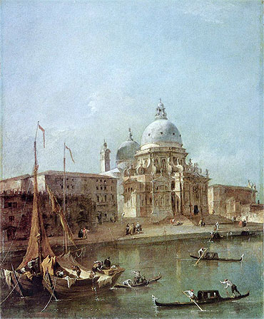 Santa Maria della Salute | Francesco Guardi | Gemälde Reproduktion