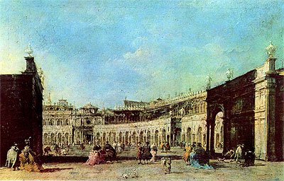 Piazza San Marco | Francesco Guardi | Gemälde Reproduktion