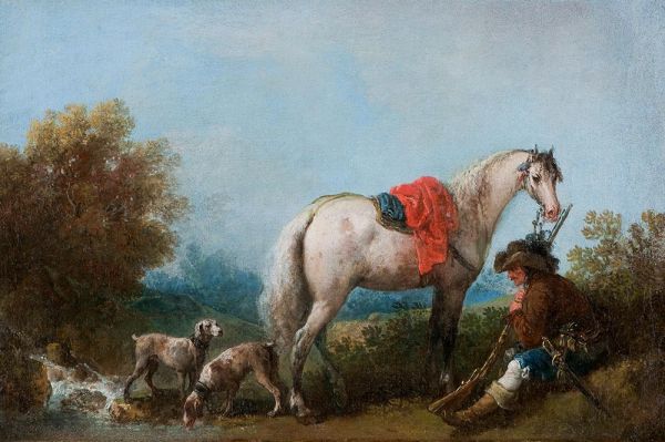 The Rest of the Hunter, c.1745/50 | Francesco Zuccarelli | Painting Reproduction