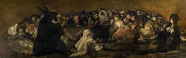 Hexensabbat, c.1820/23 von Goya | Gemälde-Reproduktion