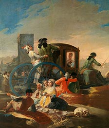 Valencianische Topfverkäufer (El cacharrero), c.1778/79 von Goya | Gemälde-Reproduktion