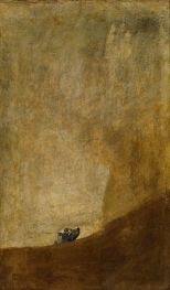 The Dog, c.1820/23 by Goya | Painting Reproduction